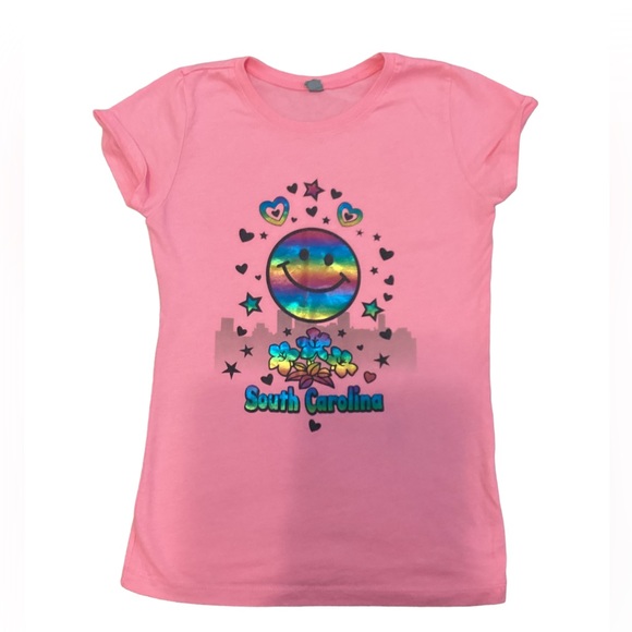 BOGO 🥳 Next Level Apparel Short Sleeve South Carolina T-shirt girls L 10/12 - Picture 1 of 6